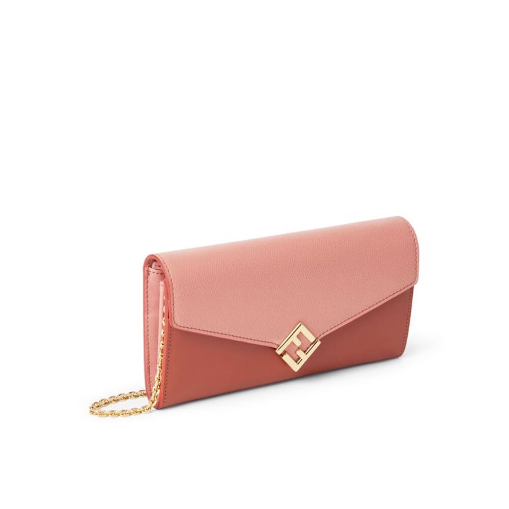 Fendi Women Continental Ff Diamonds Chain Wallet - Picture 3 of 4